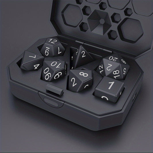 7Pcs LED Dice USB Rechargeable Role Playing Dice