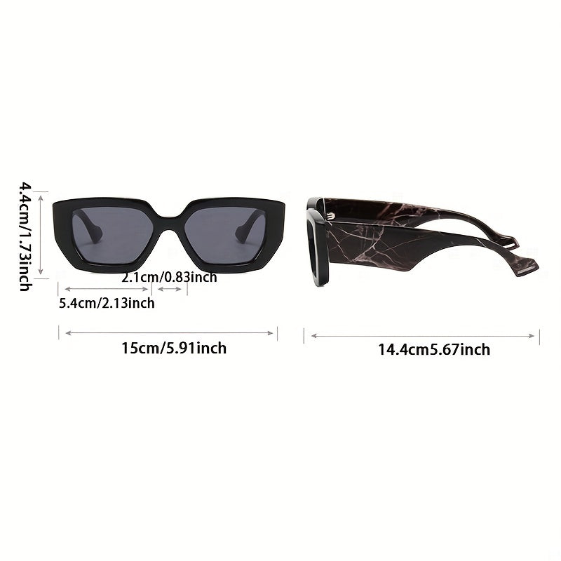 Y2K Square Sunglasses For Women Men UV400