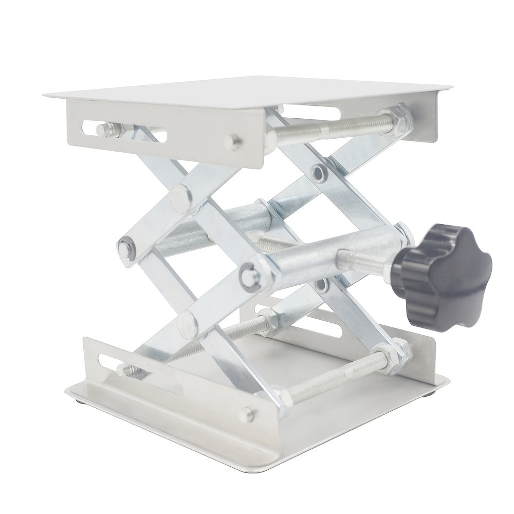Stainless Steel Lab Jack Stand Table Lift 1.8-6.1 Inch