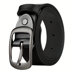 Versatile Leather Men's Belt Plus Size Cowhide Pin Buckle Casual Pants Belt