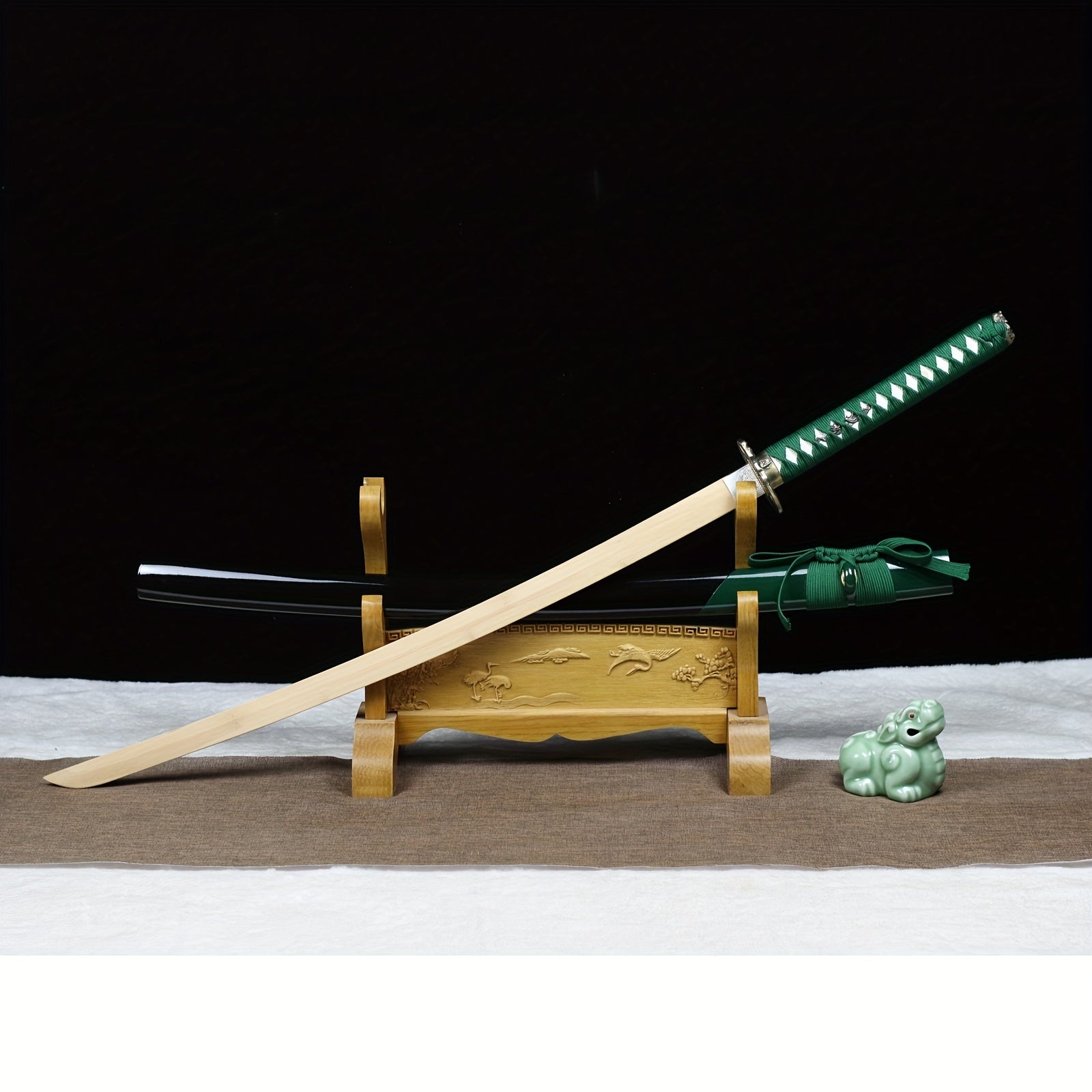 Wooden Samurai Kantana With Sheath Japanese Kaido Bamboo Sword