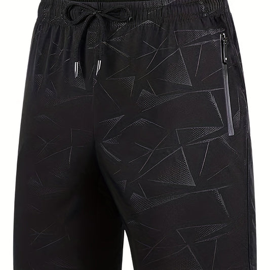 Men's Breathable Shorts With Pockets Summer Rapid Dry Sports Shorts