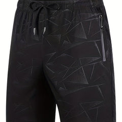 Men's Breathable Shorts With Pockets Summer Rapid Dry Sports Shorts