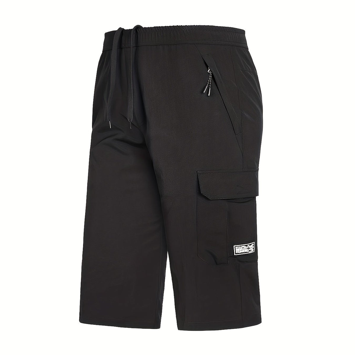 Men's Rapid Dry Pocket Cargo Shorts - Comfy Drawstring Shorts