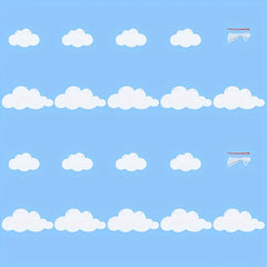 2 Pack Cloud Garland Cloud Felt Banner Cloud Wall Decor Cloud Baby Shower