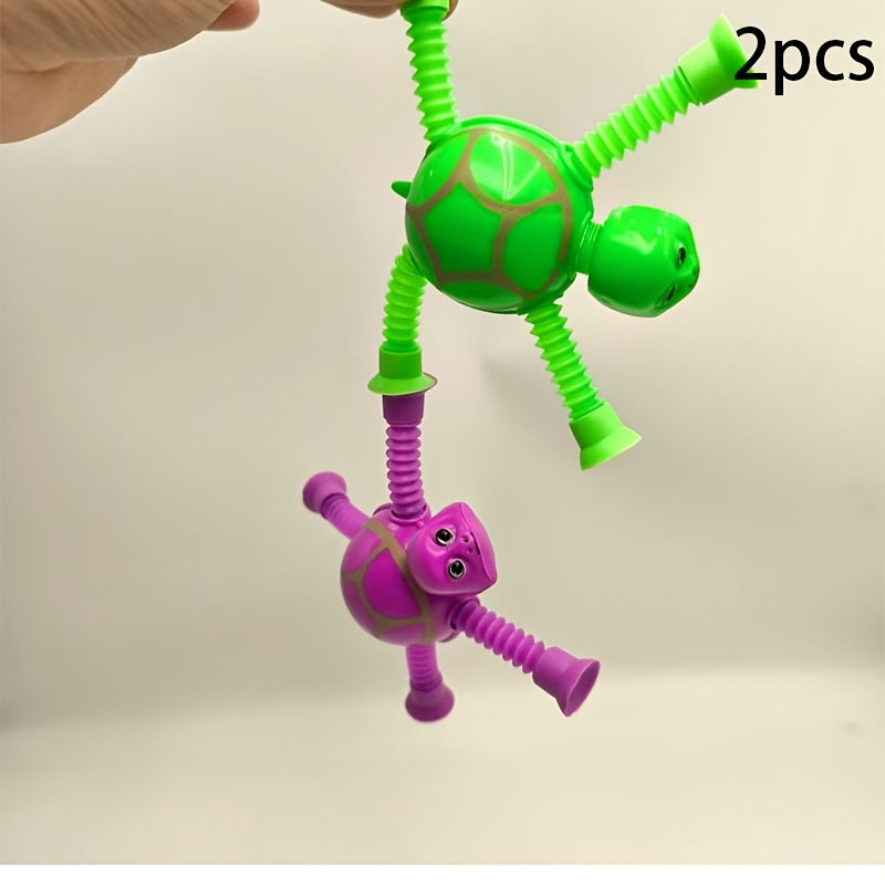 4pcs Novelty Toy Turtle Retractable Turtle Toy