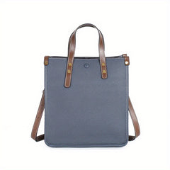 Leather Tote Bag For Women Solid Crossbody Bag