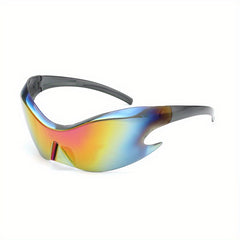 Y2K Sports Sunglasses For Men Women Photochromic Wrap Around Shield Glasses