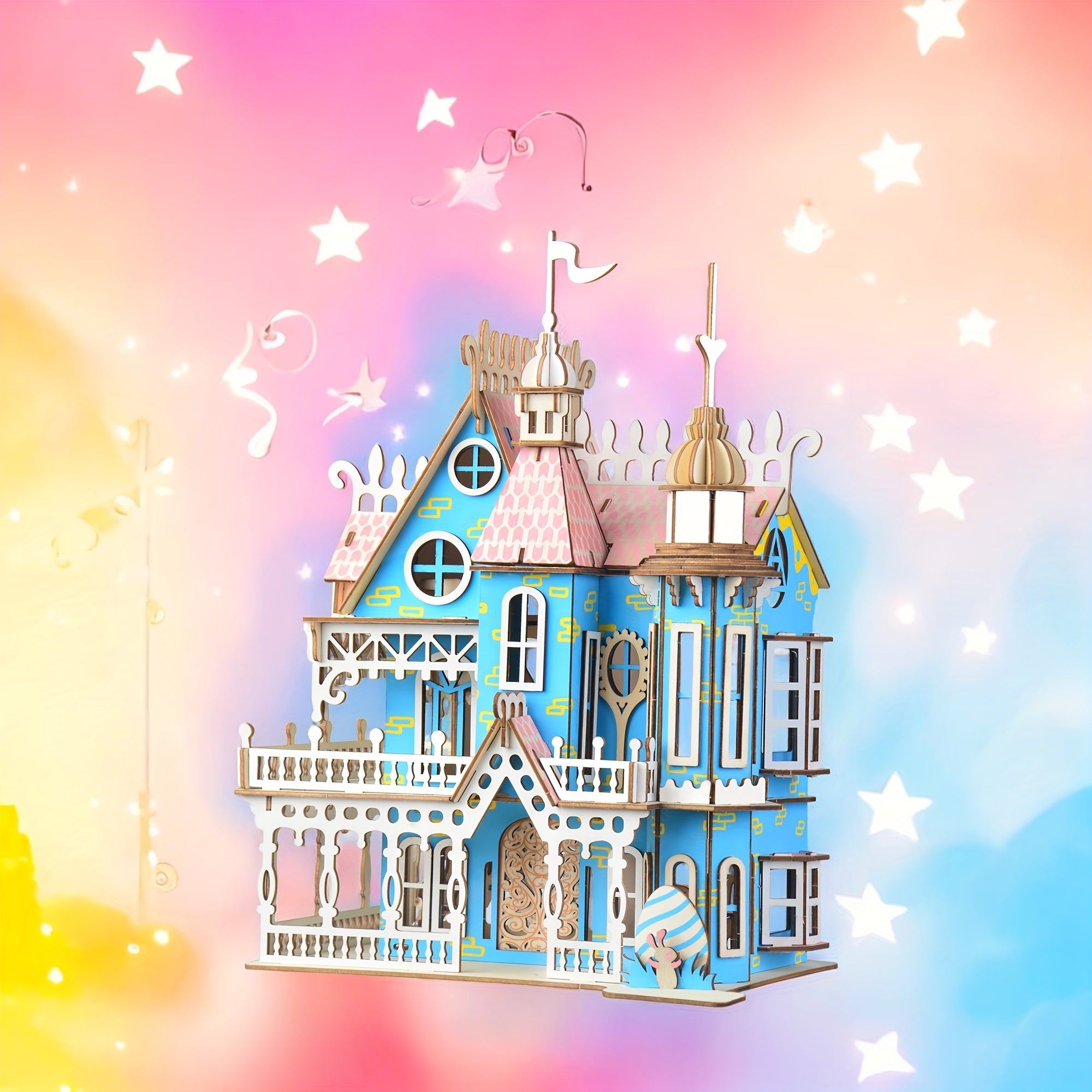 Dream Villa DIY 3D Wooden Puzzle Model