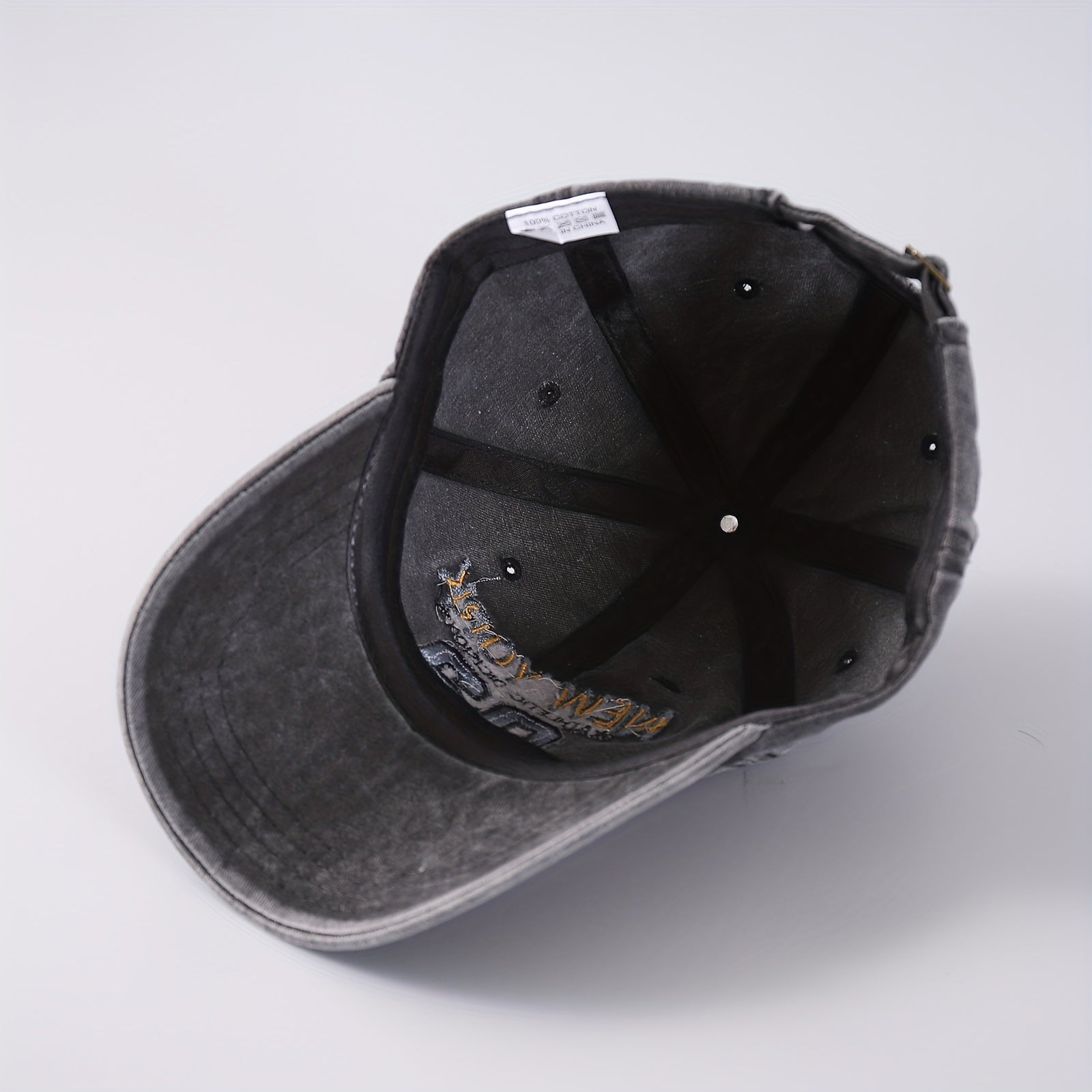 Men's Outdoor Baseball Cap Embroidered Letter Sport Peaked Hat