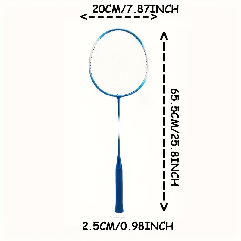 Portable Badminton Racquets Set for Students Couples & Outdoor Activities