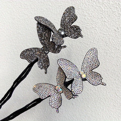 Butterfly Plate Hair Clip Hair Accessory Headwear For Women