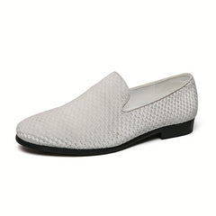 Women's Flat Loafers Stylish Slip On Shoes Round Toe Low Top Solid Loafers