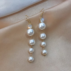 Festive Red Ball Tassel Earrings 18K Plated Jewelry