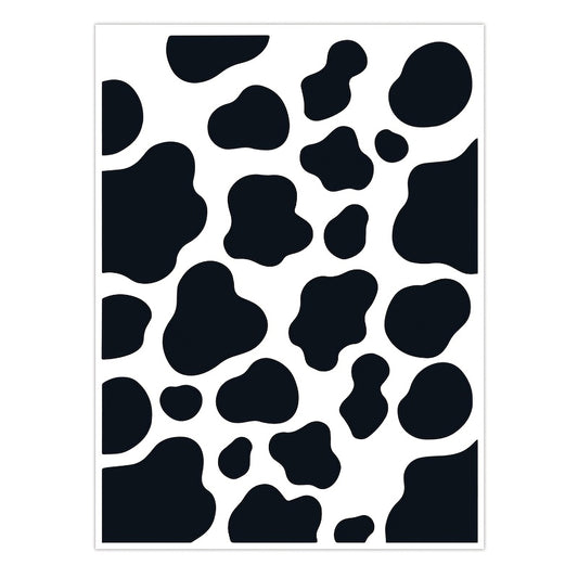 26pcs Cow Spot Pattern PVC Waterproof Stickers for Journal and Computer
