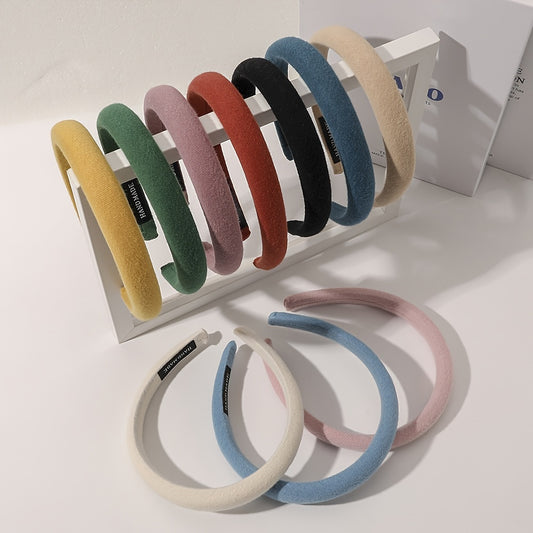 Soft Fabric Headband Hair Bands with Solid Colors