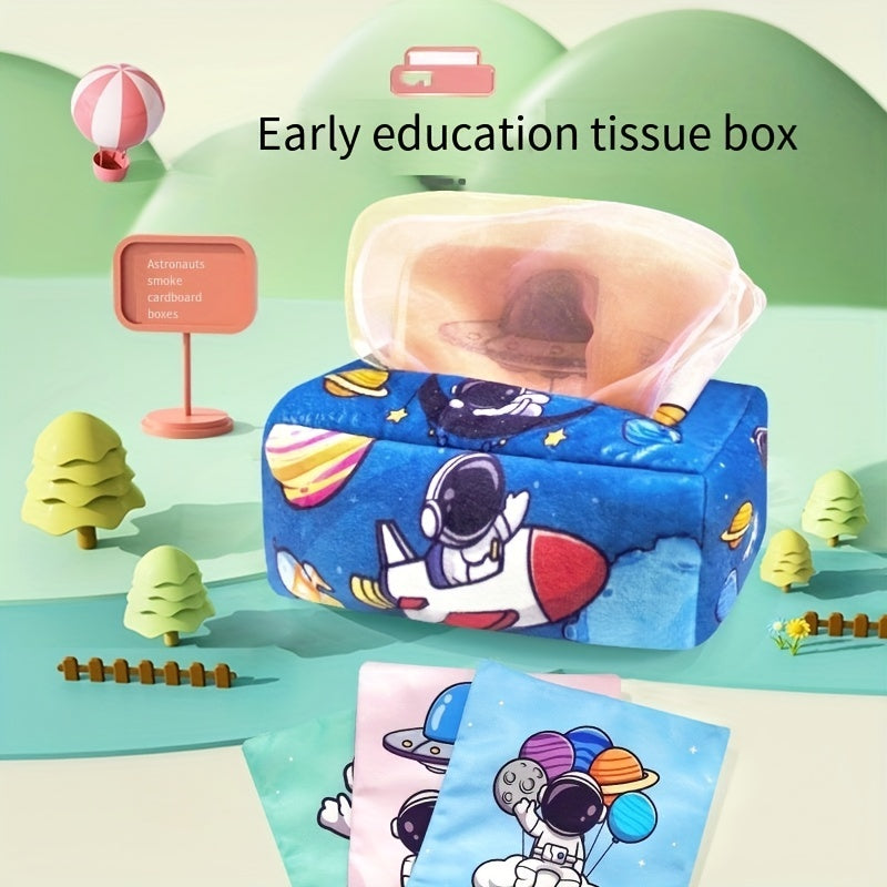 Infant Toys Cloth Book Tissue Box Early Education Toys
