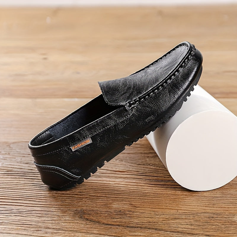 Men's Moc Toe Loafer Shoes Comfy Slip On Shoes Spring Summer