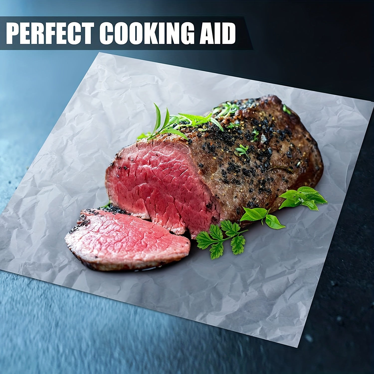 100pcs Disposable Butcher Paper Sheets 30x30cm Square Meat Sheet