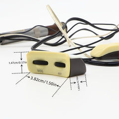 Guitar Soundhole MIC Volume Control Tail Nail Output