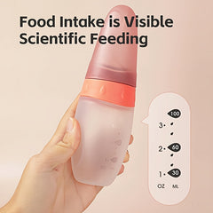 100ml Squeeze Feeding Bottle with Spoon