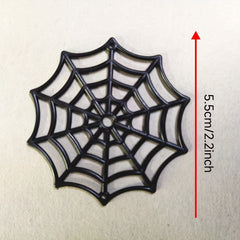 10pcs Glow-in-the-Dark Spider Webs - Halloween Prank Props & Decor