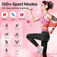 Women's Calling Smartwatch 3 Round Smartwatch with 100 Sports Modes