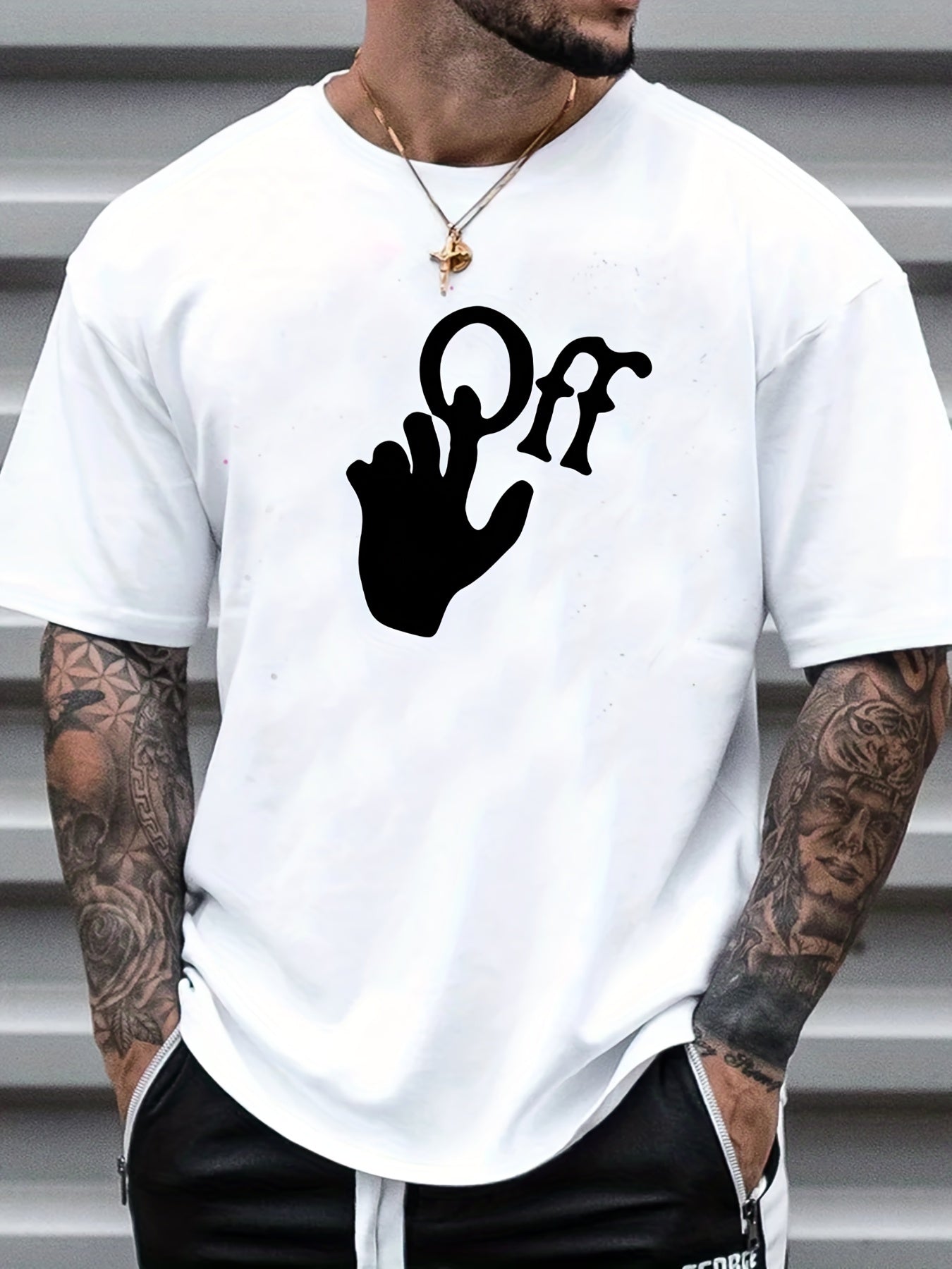 Men's Graphic Crew Neck T shirt Casual Comfy Tees For Summer