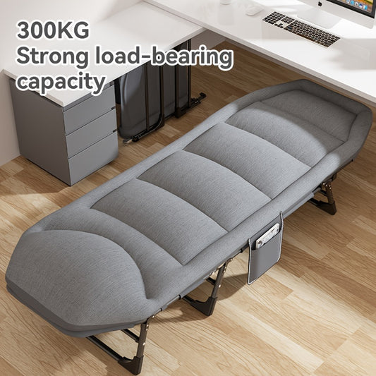 Outdoor Folding Bed Single Lounger Nap Bed For Camping Office
