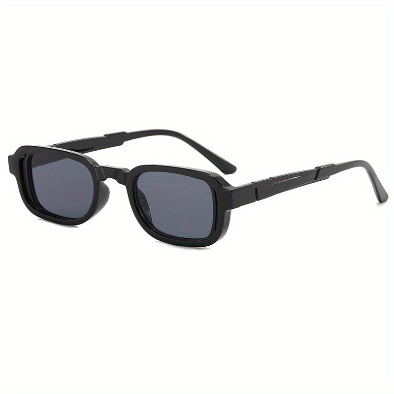 Men's Square Frame Sunglasses UV400 Anti Glare for Outdoor Activities