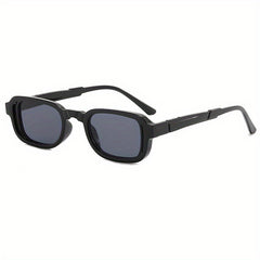 Men's Square Frame Sunglasses UV400 Anti Glare for Outdoor Activities