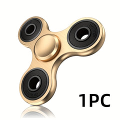 Aluminum Alloy Fidget Spinner Triangular Metal Spiral Toy