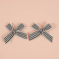 20pcs Christmas Mini Bow Ribbon Plaid DIY Crafts Christmas Bow Decoration