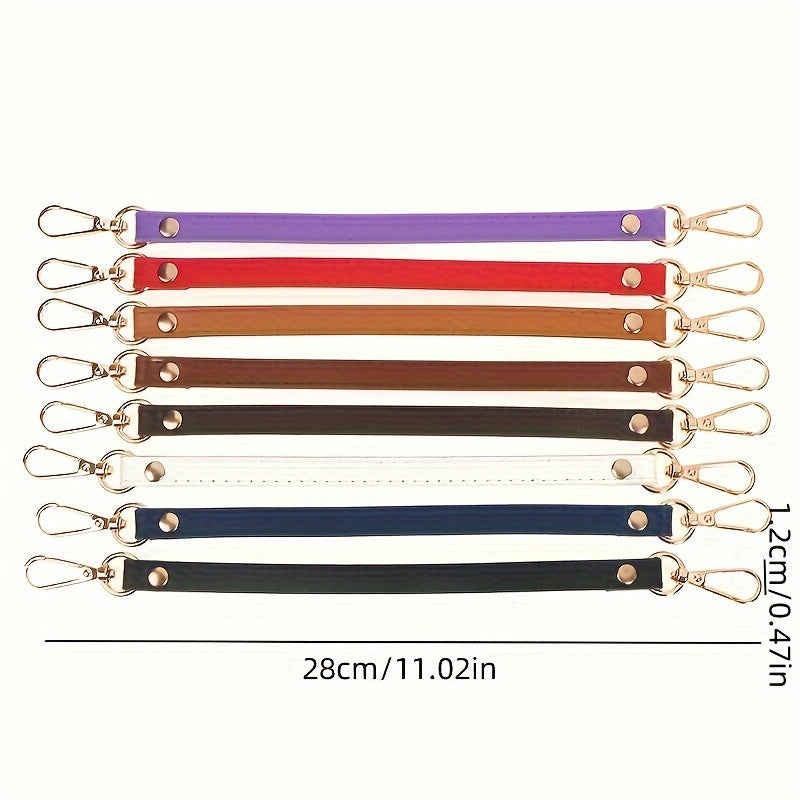 1pc Solid Handbag Strap PU Leather Purse Strap Belt Strap Bag Accessory