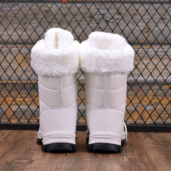 Women's Non-Slip Snow Boots Warm Winter High Tube Boots