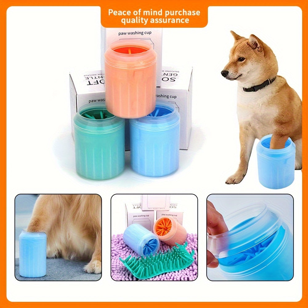 Portable Pet Foot Cleaning Cup for Dog and Cat Grooming