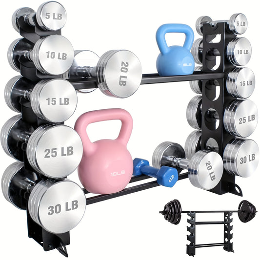 5-Layer Dumbbell Rack Weight Storage Organizer Max 317.51KG