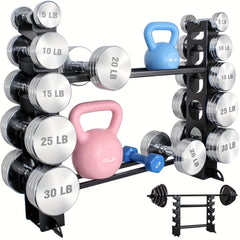 5-Layer Dumbbell Rack Weight Storage Organizer Max 317.51KG