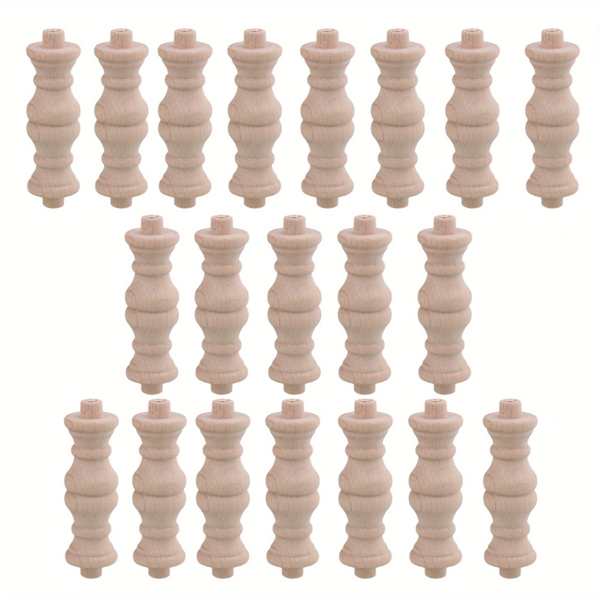 20pcs Decorative Wood Spindles For House Furniture