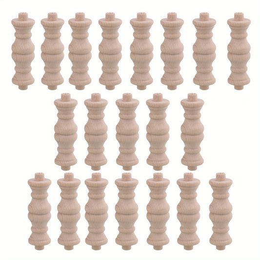 20pcs Decorative Wood Spindles For House Furniture