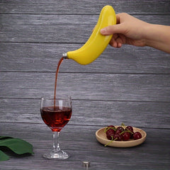 Banana Wine Pot 5oz Stainless Steel Bottle, Funnel for Bar Party, Creative Gift