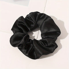 Silky Satin Scrunchies Hair Tie Ponytail Holder Hair Rope Women Girls Accessorie