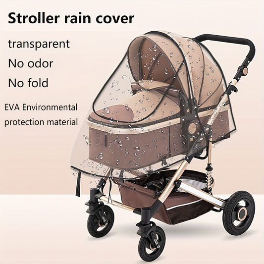 Stroller Rain Cover Wind Rainproof Dustproof Ventilation EVA Material