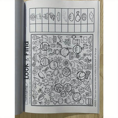 Interactive Hidden Item Book Focus Training And Educational Fun A4 Paper