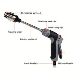 Flex Garden Hose High Pressure Car Wash Pipe Spray Gun Cleaning Nozzle