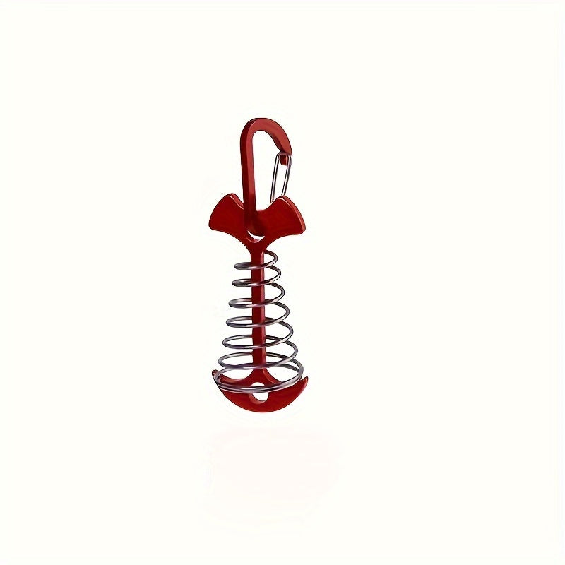 Aluminum Fishbone Nail Tent Rope Buckle Multitool