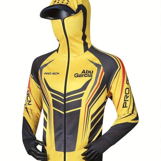Men's UPF 50 Sun Protection Hooded Jacket Quick Dry