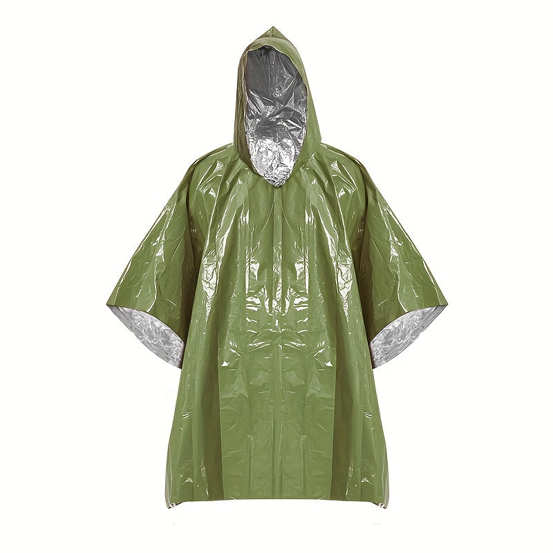 Waterproof Survival Raincoat Reflective Blanket for Camping