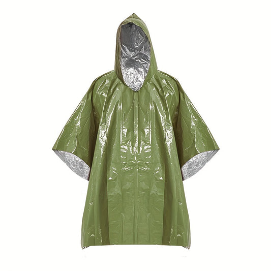 Waterproof Survival Raincoat Reflective Blanket for Camping