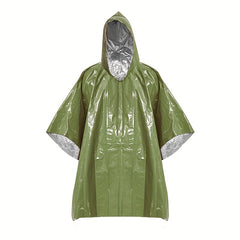 Waterproof Survival Raincoat Reflective Blanket for Camping